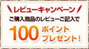 ご購入商品のレビューご記入で100ptプレゼント！