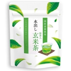 【緑茶 通販】 水出し抹茶入り玄米茶ティーバッグ 10g×30包